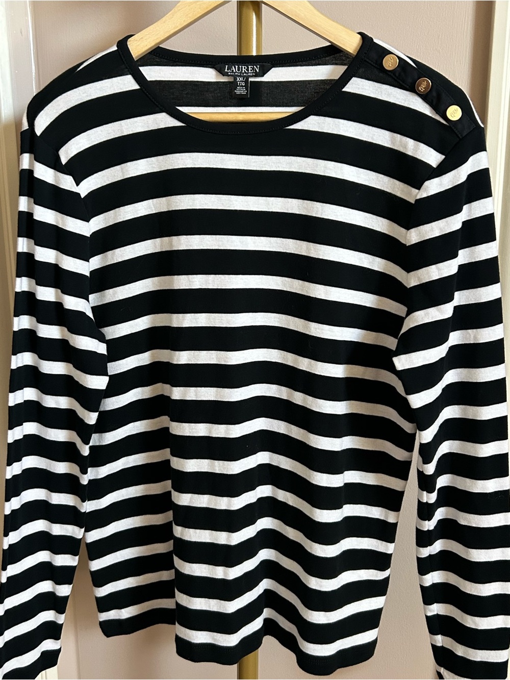 Lauren Ralph Lauren Striped Top(size XXL)